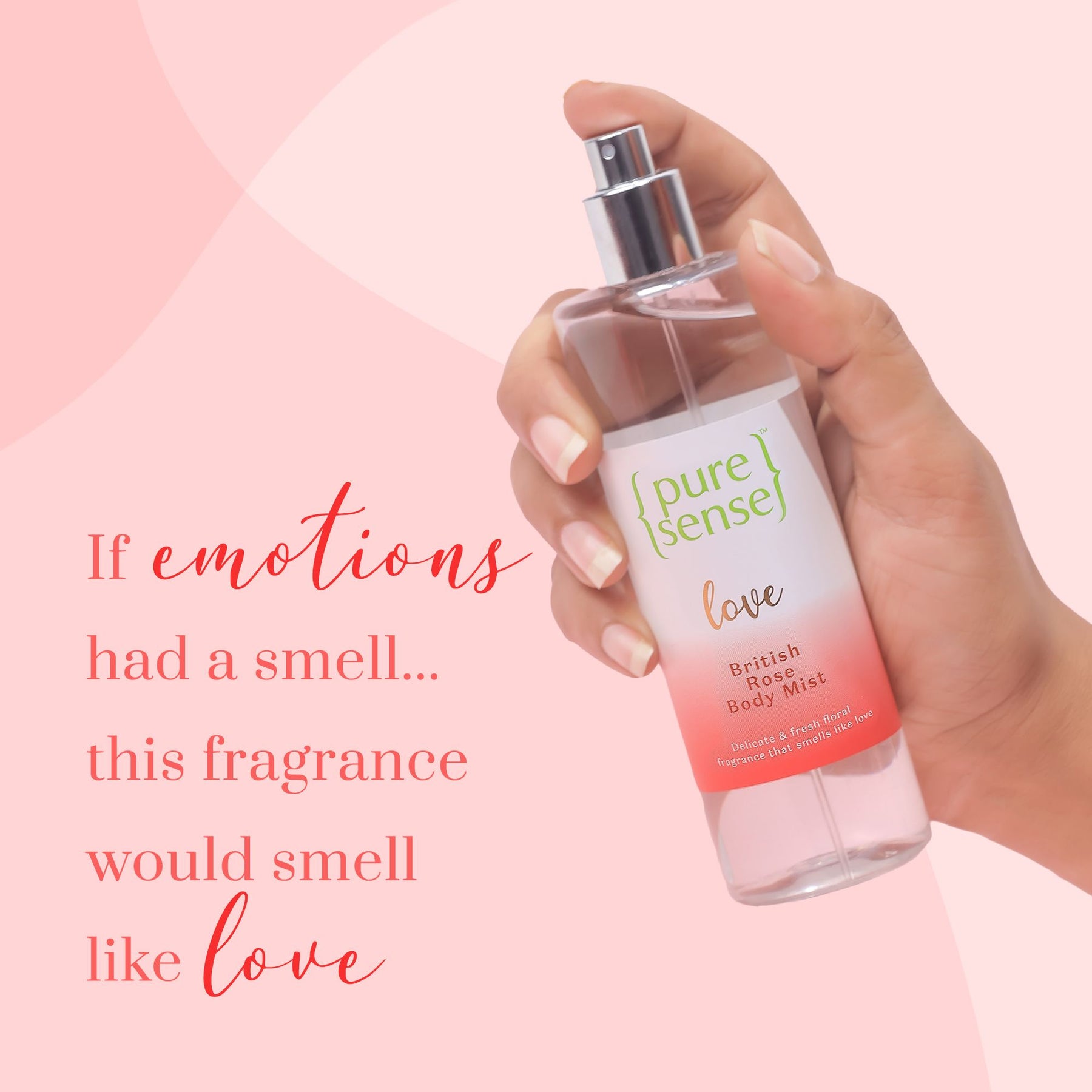 [CRED] Love British Rose Body Mist | From the makers of Parachute Advansed | 150ml - PureSense