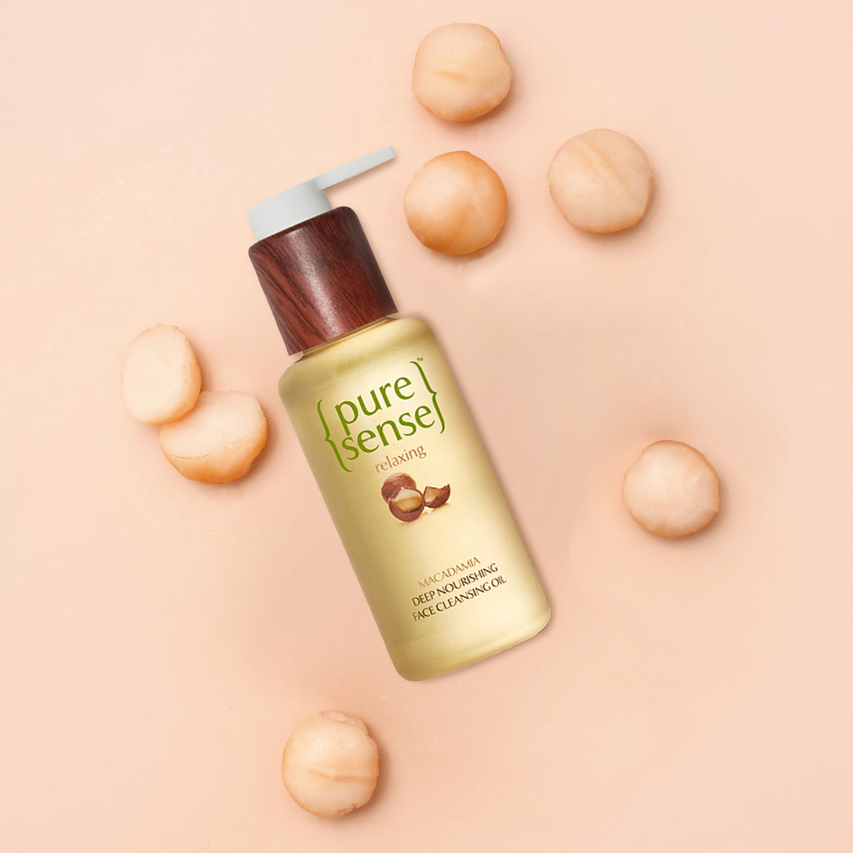 Relaxing Macadamia Deep Nourishing Face Cleansing Oil (Face Wash) | From the makers of Parachute Advansed | 100 ml - PureSense