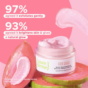 Pink Guava Face Scrub (Pack of 2) | From the makers of Parachute Advansed | 100ml