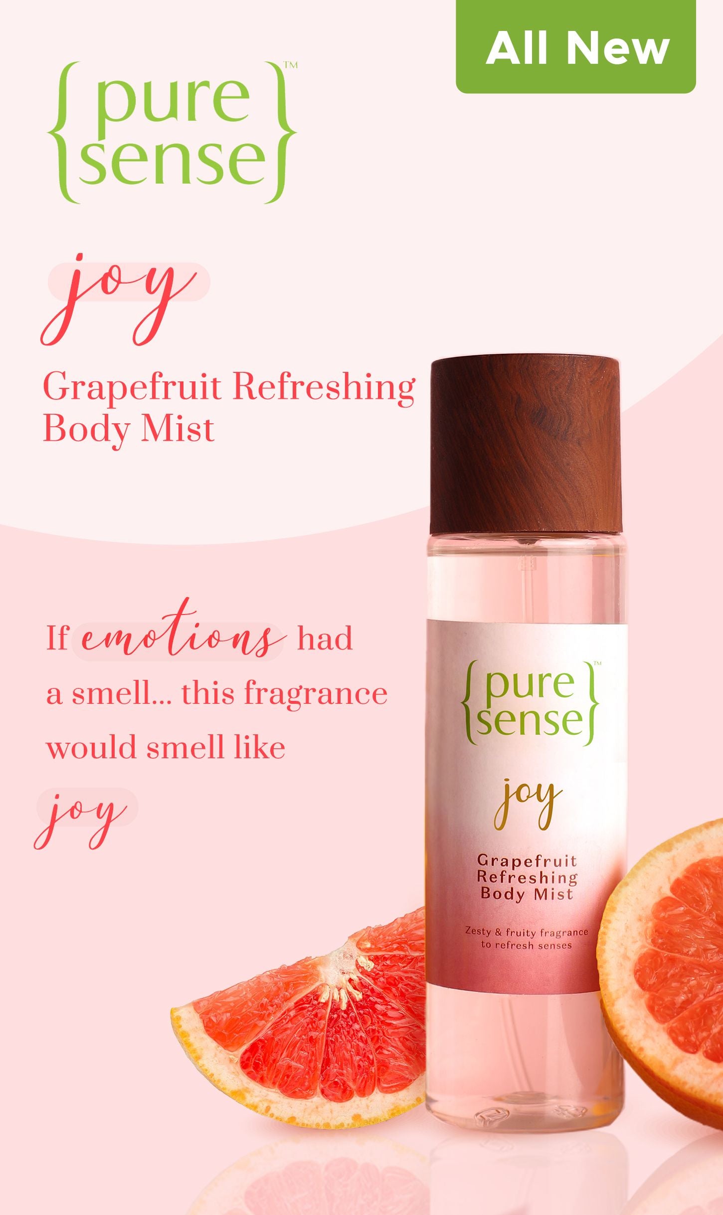 Grapefruit Body Mist Buy Grapefruit Body Spray PureSense