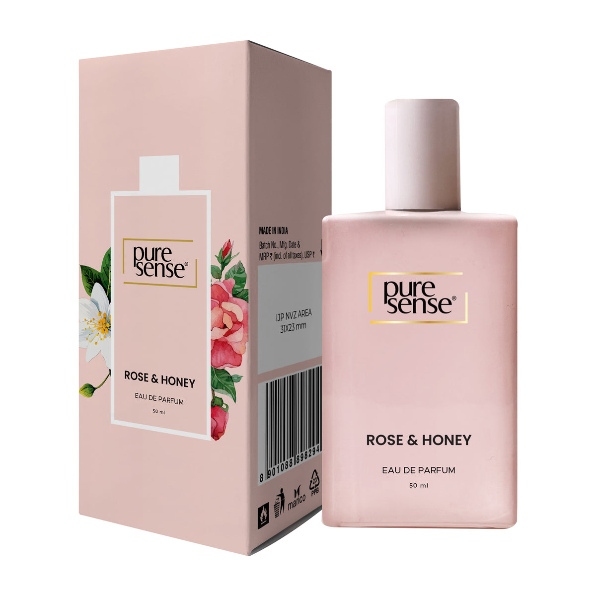 Rose & Honey Women's Perfume Floral Long Lasting Perfume for Women 50ml