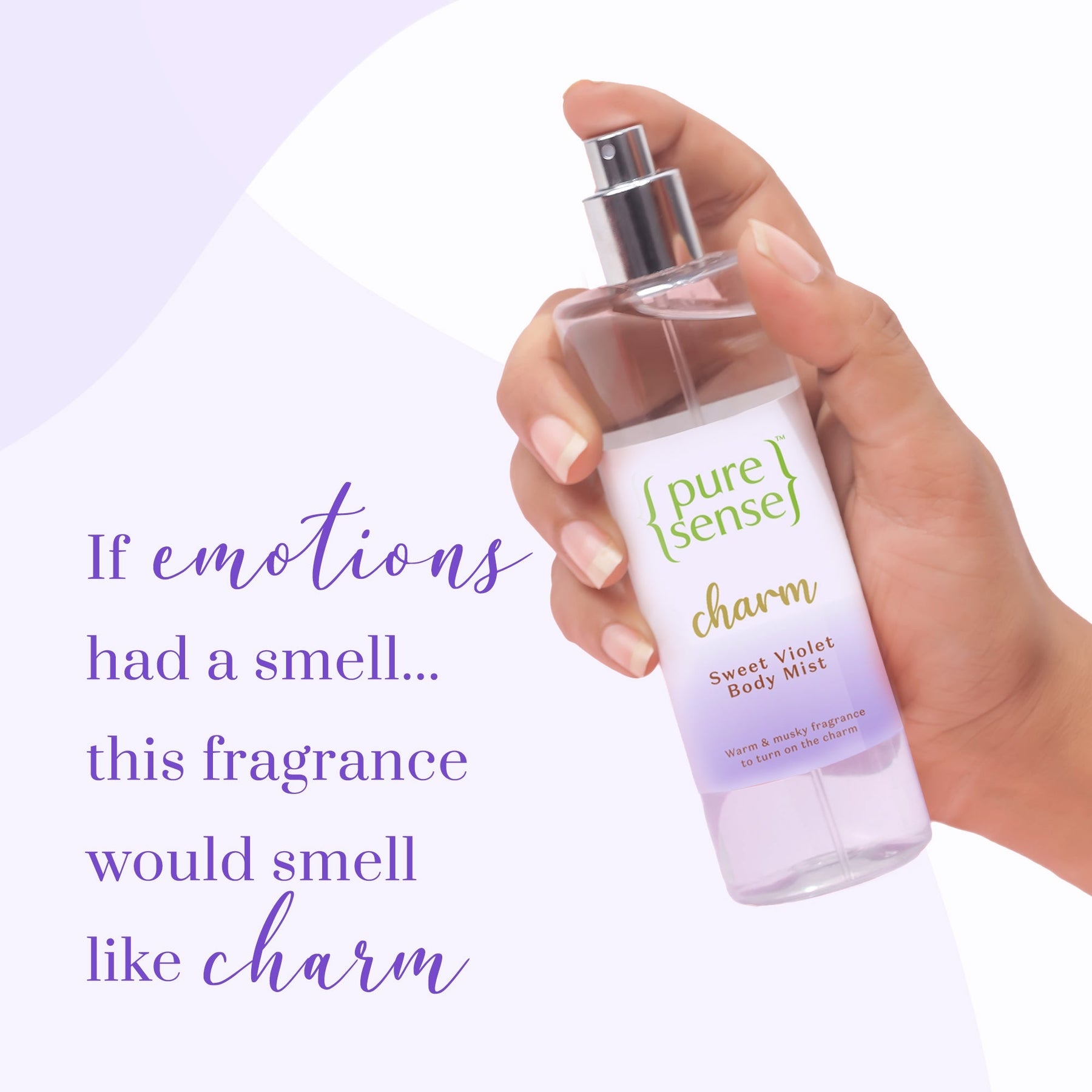 Charm Sweet Violet Body Mist (Pack of 2) | From the makers of Parachute Advansed | 300ml