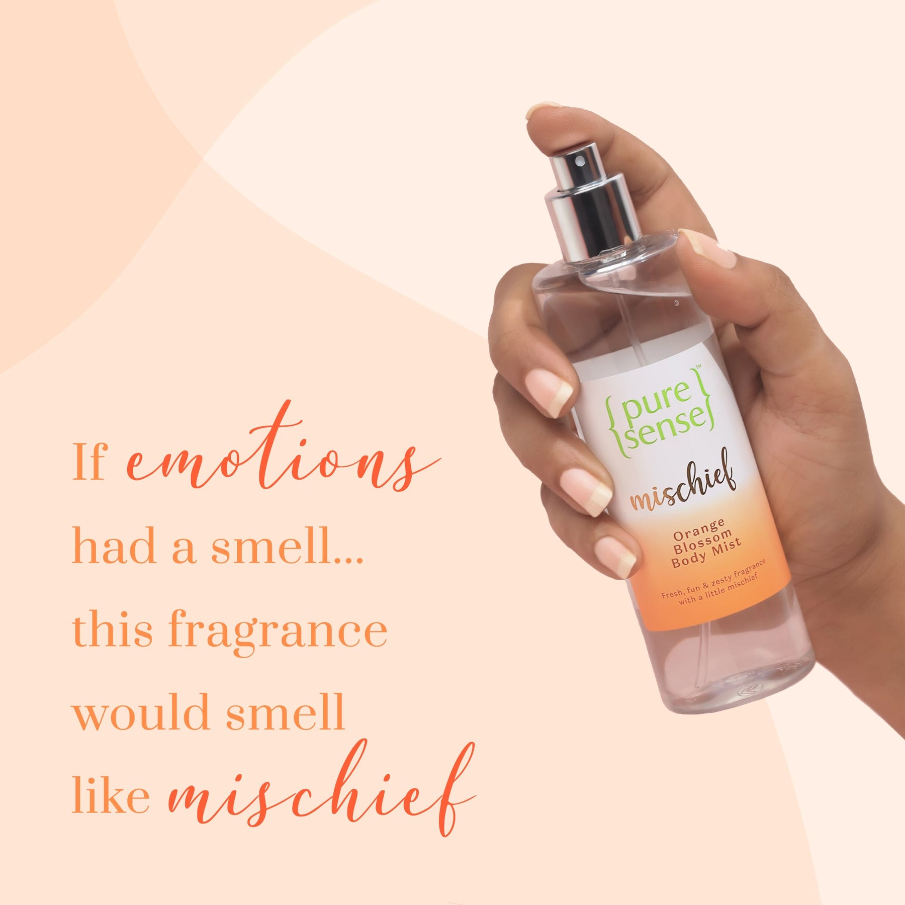 [CRED] Mischief Orange Blossom Body Mist (Pack of 3) | From the makers of Parachute Advansed | 450ml