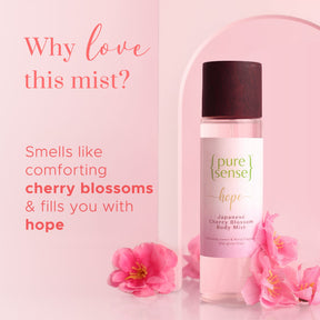 Hope Japanese Cherry Blossom Body Mist (Pack of 3) | From the makers of Parachute Advansed | 450ml - PureSense