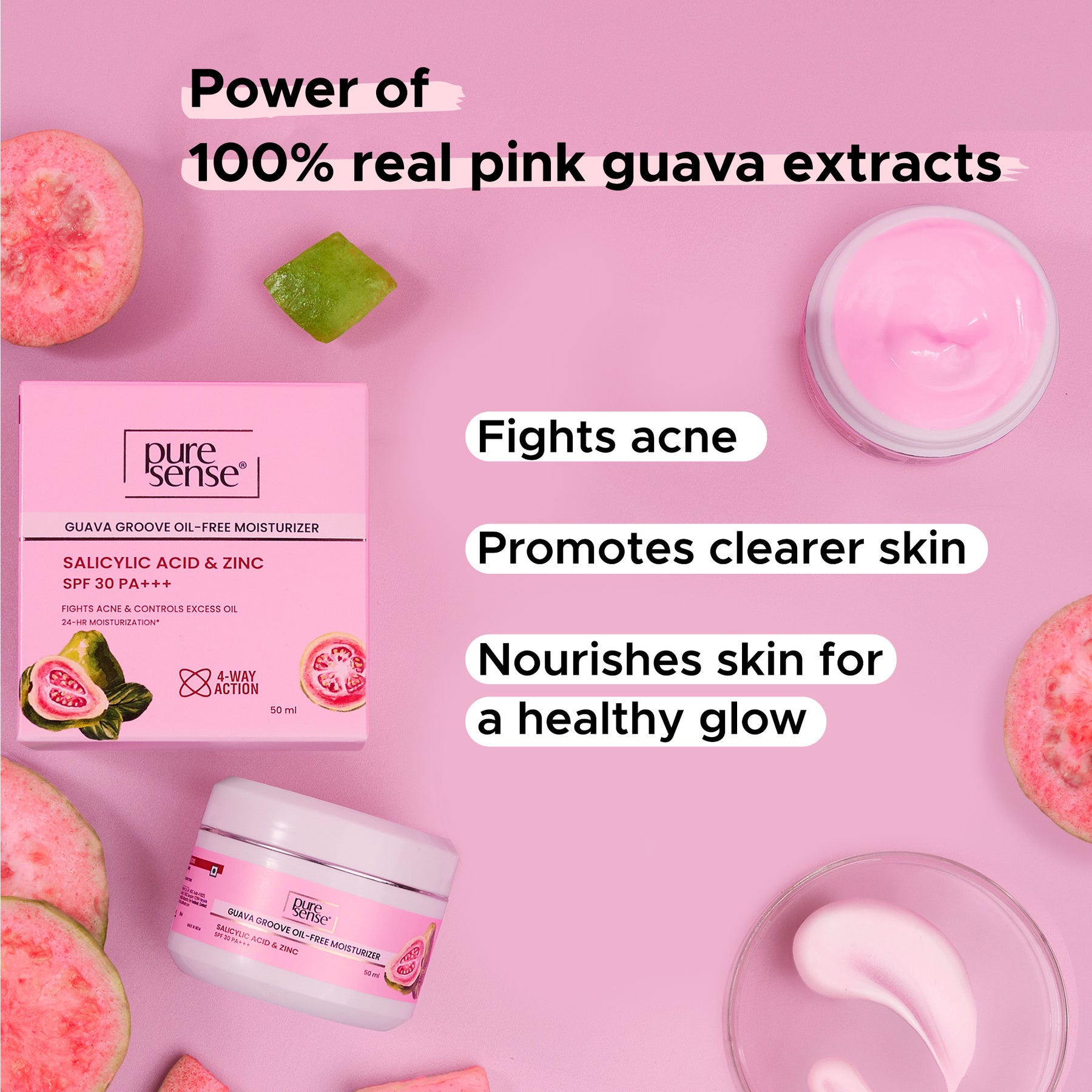 PureSense Guava Groove Oil-Free Moisturizer 50ml