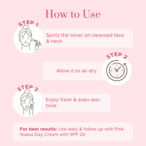 [CRED] Pink Guava Face Toner | From the makers of Parachute Advansed | 100ml