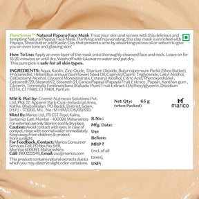 [CRED] Natural Papaya Face Mask | From the makers of Parachute Advansed | 65g
