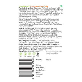 Grapefruit Revitalising Hair Care (Pack of 2) | 400ml - PureSense