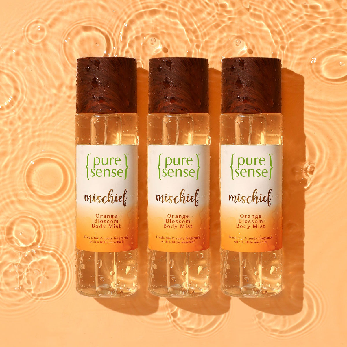 [JIO] Mischief Orange Blossom Body Mist (Pack of 3) | From the makers of Parachute Advansed | 450ml