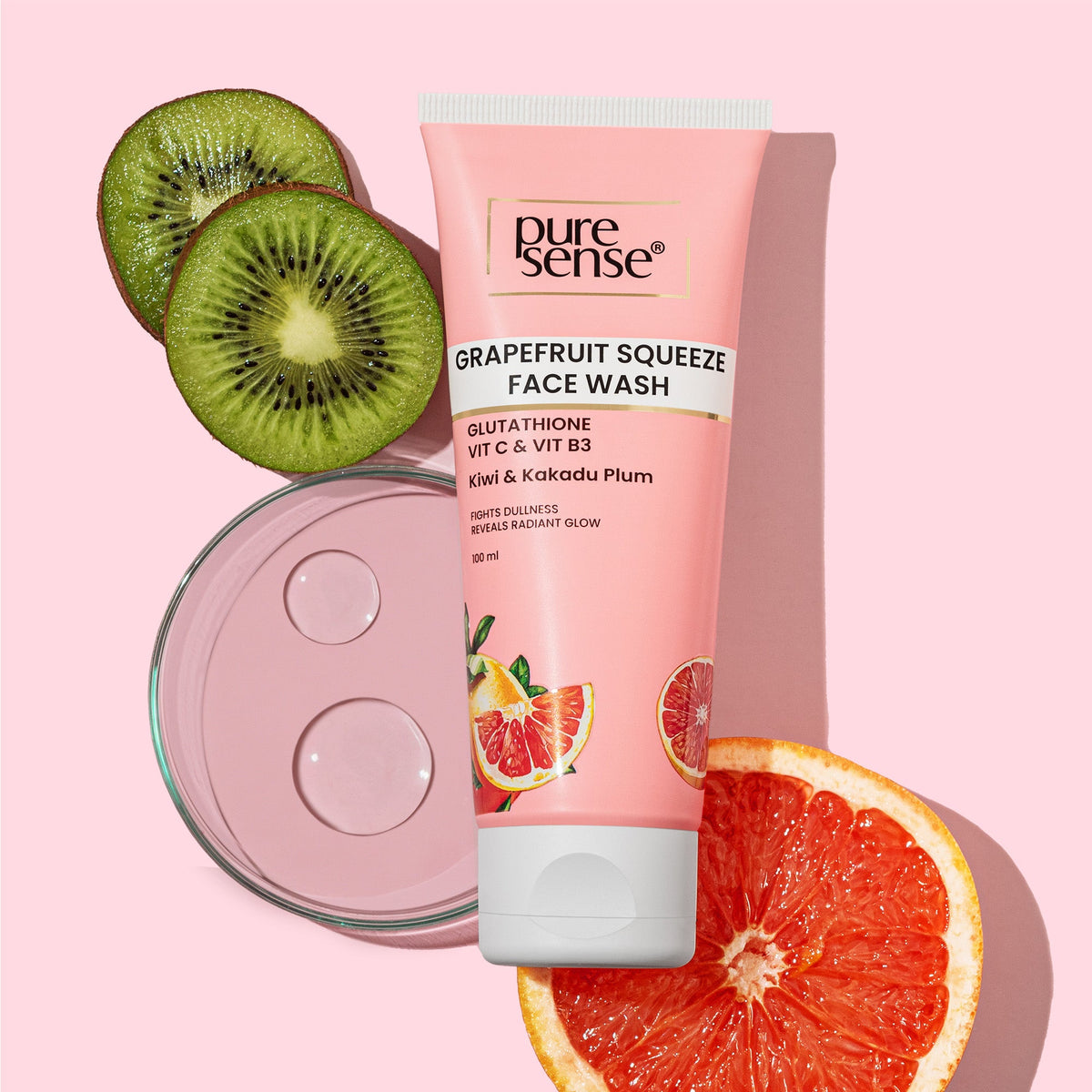 Pure Sense Grapefruit Squeeze Face Wash 100ml