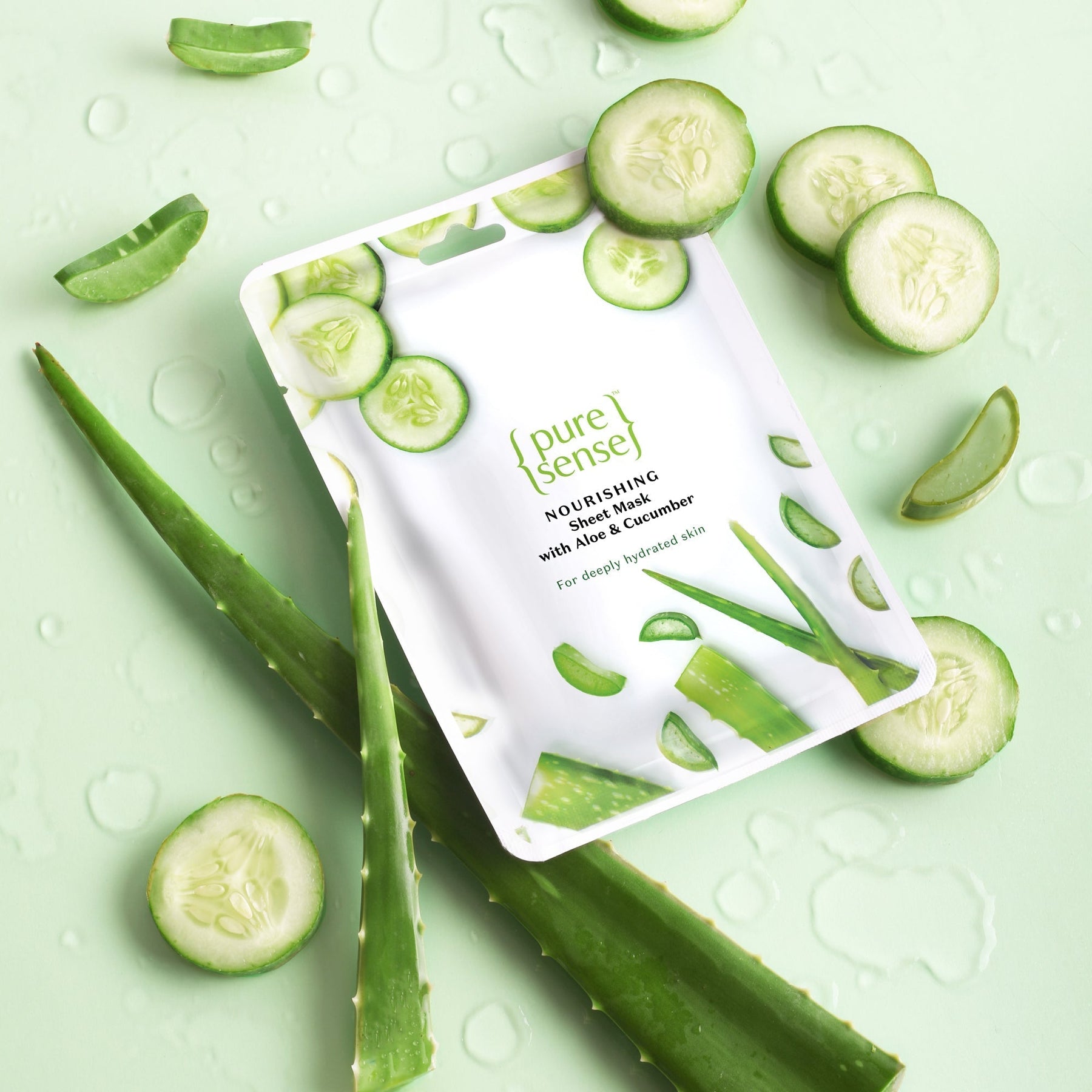 Nourishing Sheet Mask with Aloe Vera & Cucumber | From the makers of Parachute Advansed | 15ml