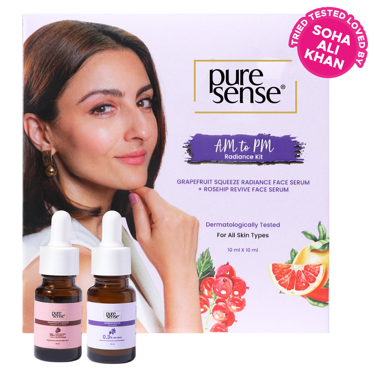 PureSense AM to PM radiance kit 10ml X 2