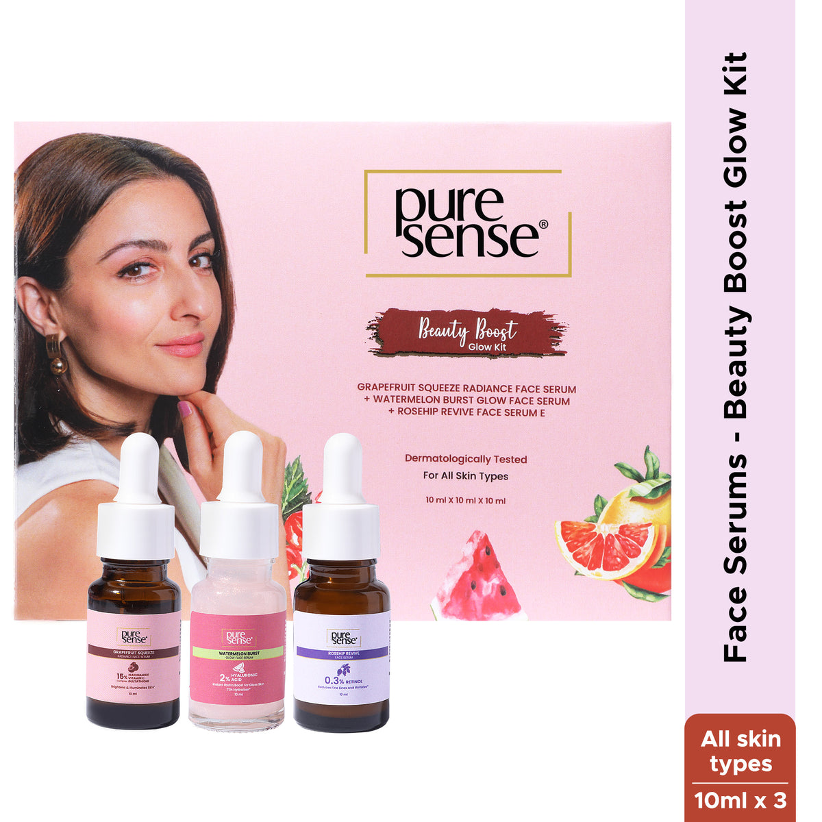 PureSense Beauty Booster Glow Kit 10ml X 3