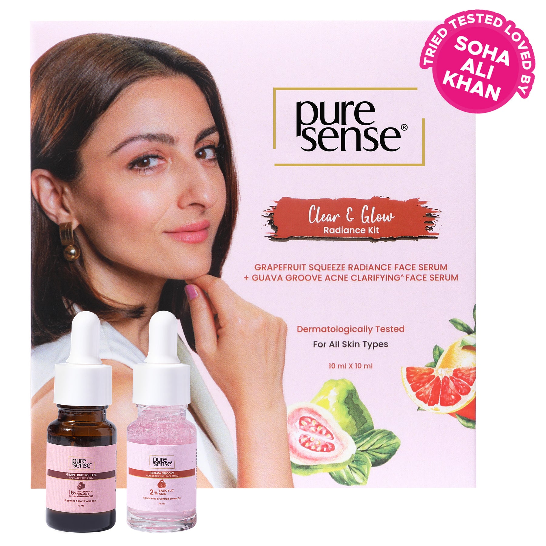 PureSense Clear & Glow Radiance Kit 10ml X 2