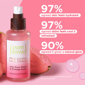 Pink Guava Face Toner | From the makers of Parachute Advansed | 100ml - PureSense