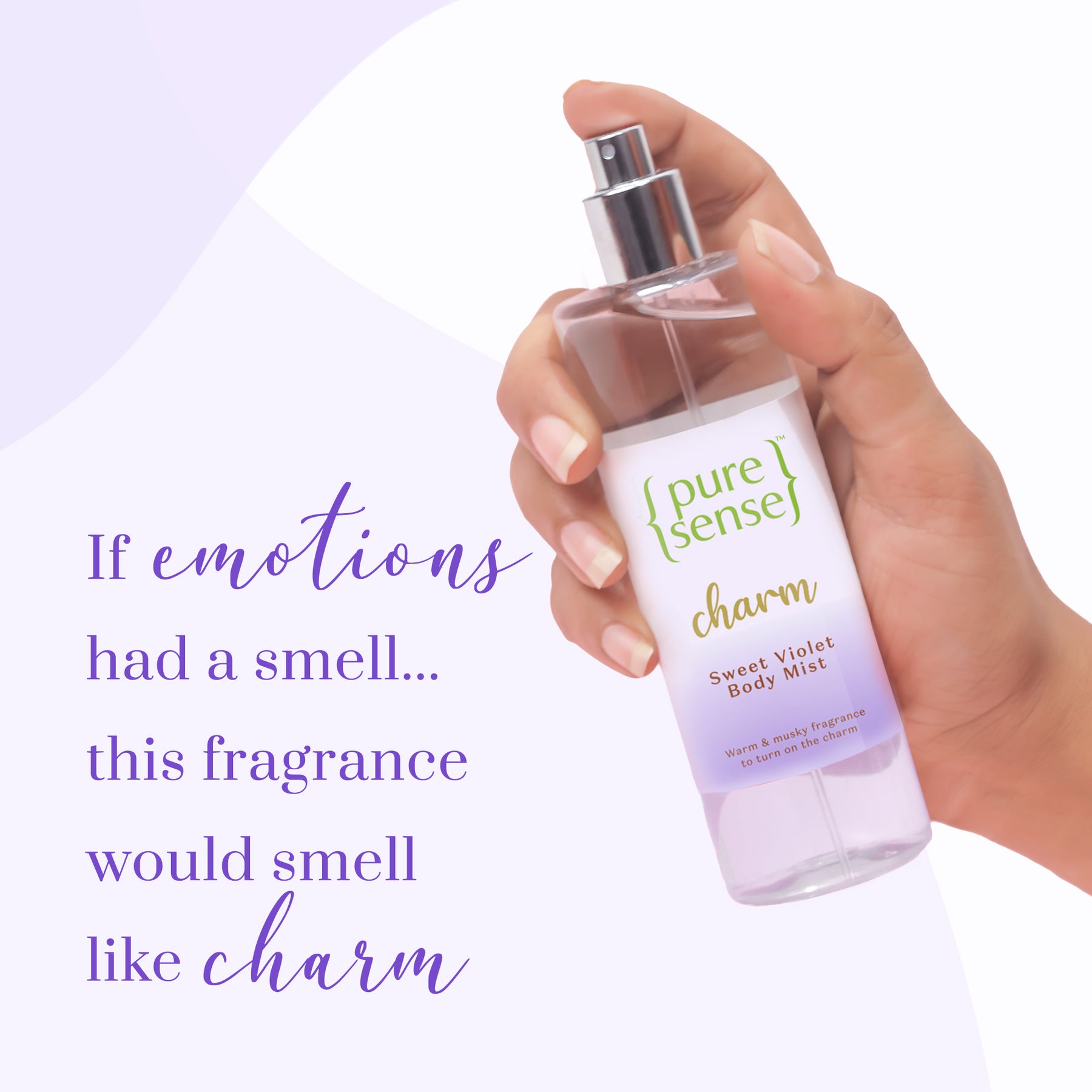 Charm Sweet Violet Body Mist | From the makers of Parachute Advansed | 150ml