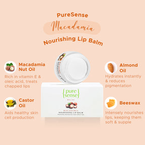 Macadamia Lip Balm (Pack of 2) | From the makers of Parachute Advansed | 10ml