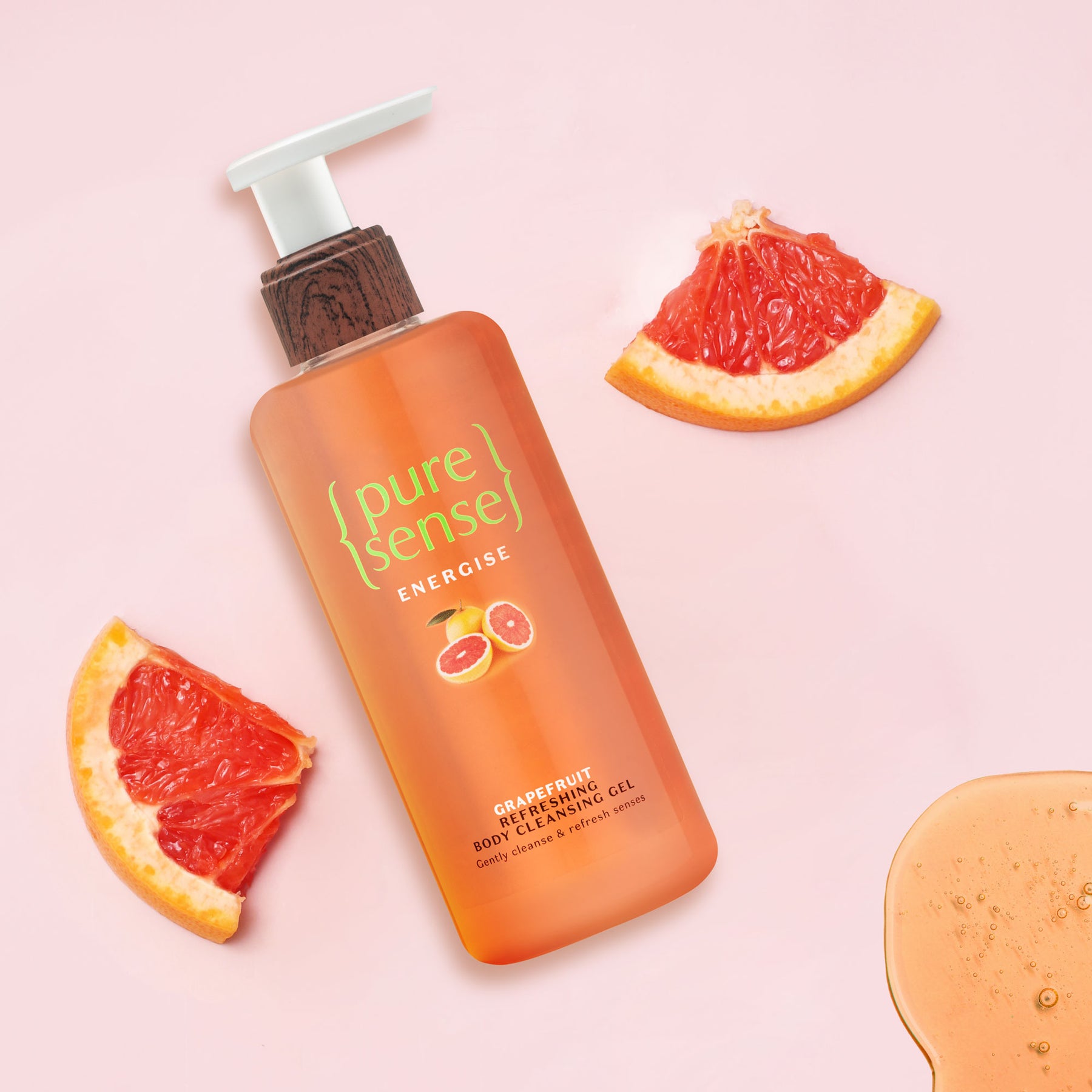 Energise Grapefruit Refreshing Body Cleansing Gel | From the makers of Parachute Advansed | 200ml - PureSense