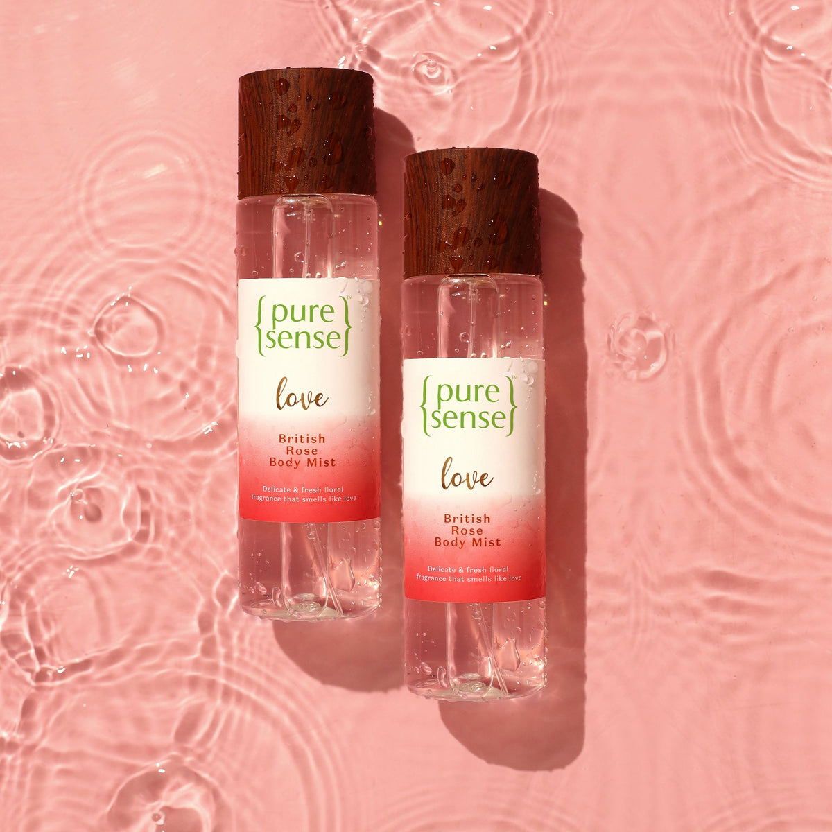Love British Rose Body Mist (Pack of 2) | From the makers of Parachute Advansed | 300ml