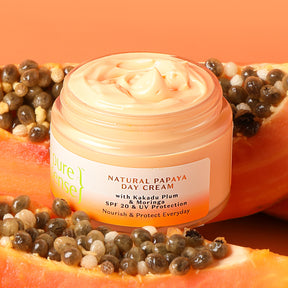 Natural Papaya Day Cream | From the makers of Parachute Advansed | 60g - PureSense